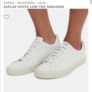 Veja low-top white sneakers